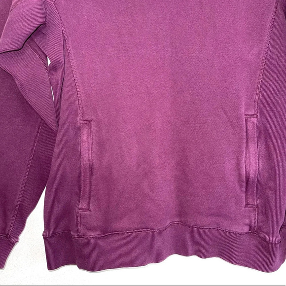 Duluth Trading Purple Zip Pocket Heavyweight Crew Neck Sweatshirt Small Women’s - Picture 5 of 10